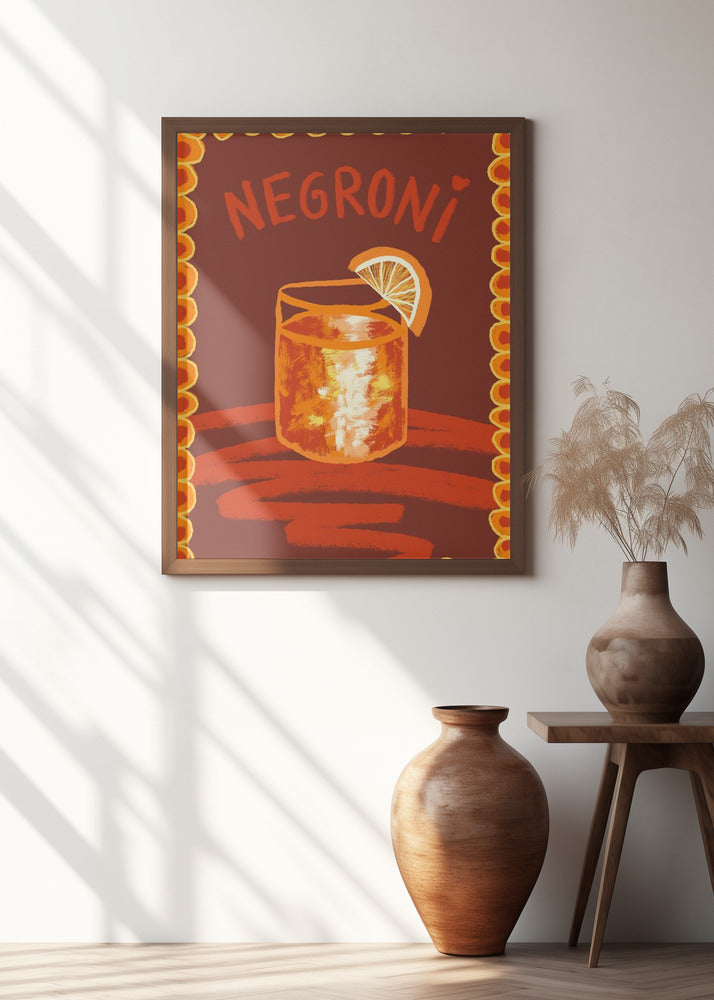 Cocktail Negroni Poster