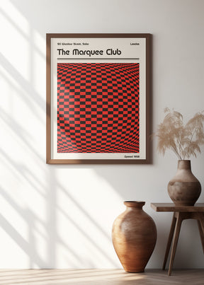 Marquee Club Retro Poster