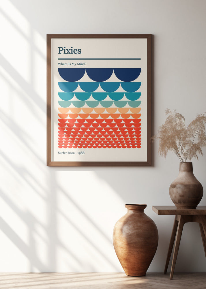 Pixies Retro gig poster Poster