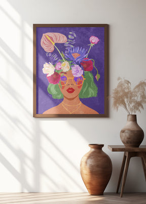 Flower head Poster