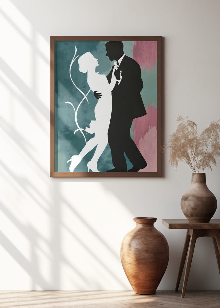 Elegant Couple Dancing Poster