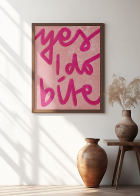 Yes I do bite Poster