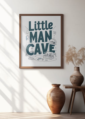 Little Man Cave Poster