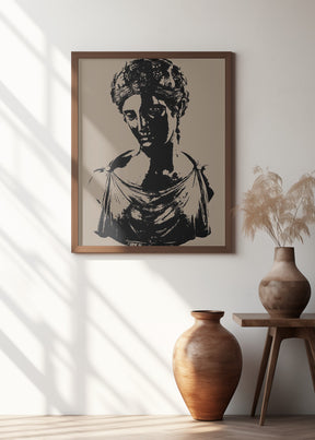 Bust of Ariadne Poster