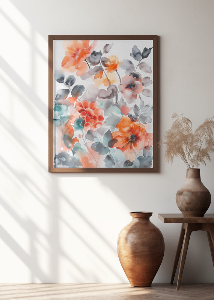 Watercolor Floral No. 2 Poster