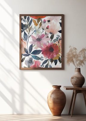 Watercolor Floral No. 5 Poster