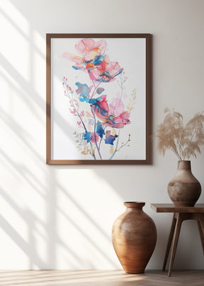 Watercolor Floral No. 8 Poster