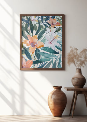 Watercolor Floral No. 9 Poster