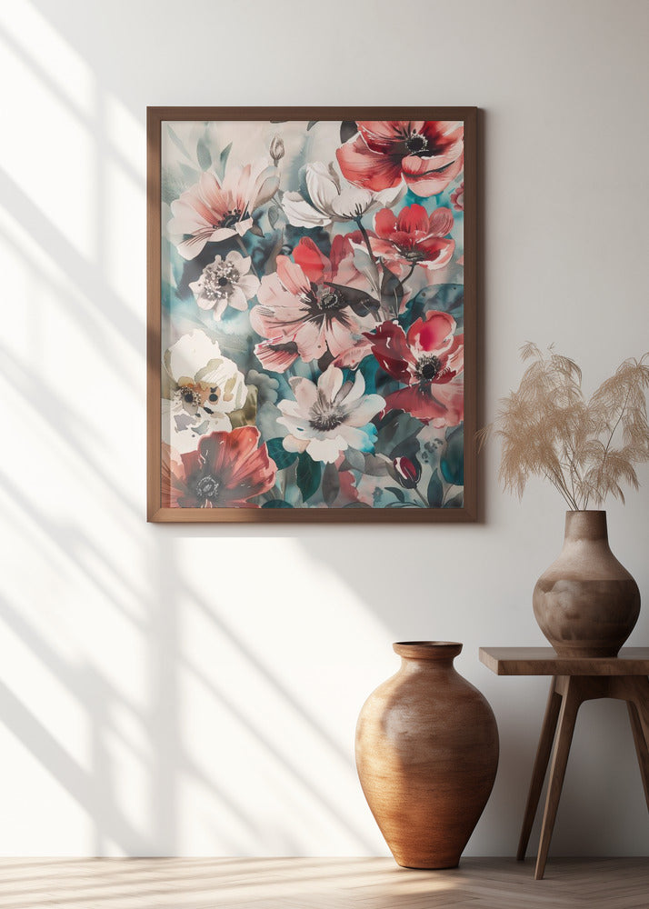 Watercolor Floral No. 11 Poster