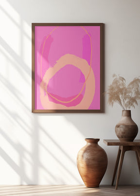 Pinkcircles Poster