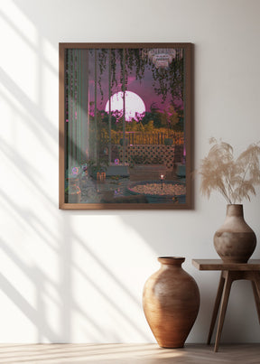 Purple Moon Palace Poster