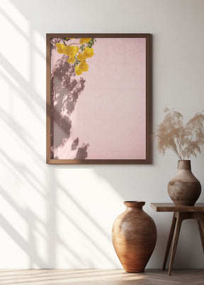 Yellow and Pink | Oaxaca Mexico Poster