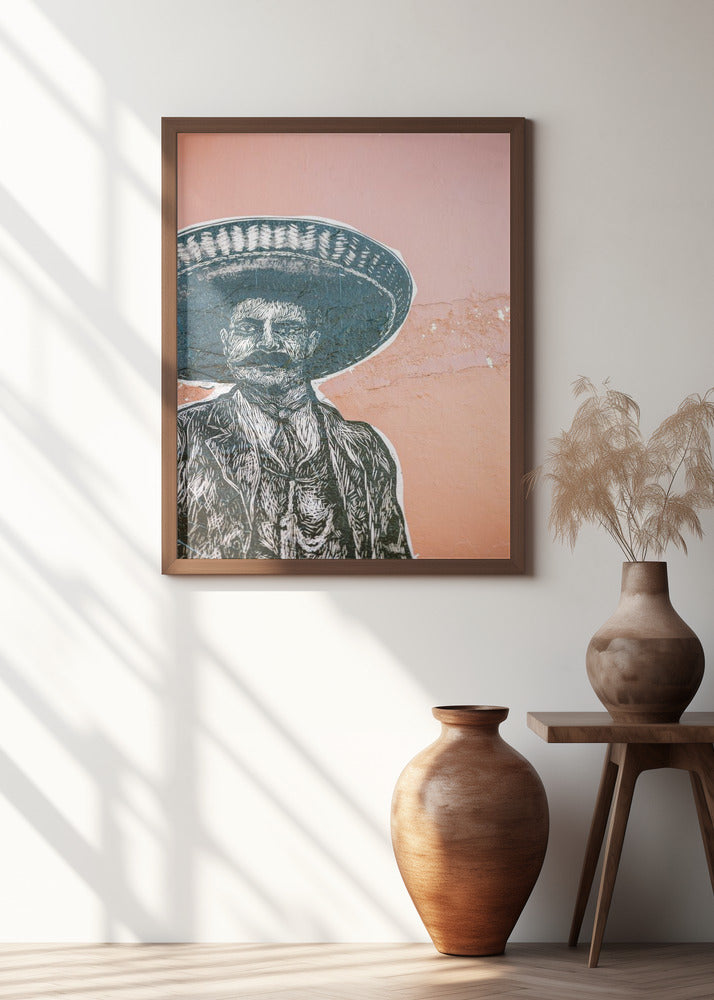 Mexican wall art in Oaxaca Poster