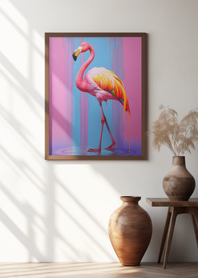 Flamingo Pop Art Poster