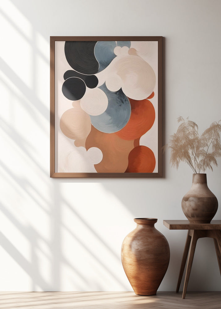 Abstract Clouds No 1 Poster