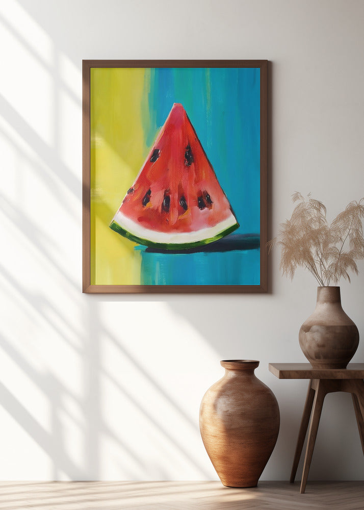 Watermelon Slice Poster