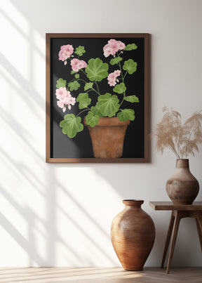 Pink Geranium Poster