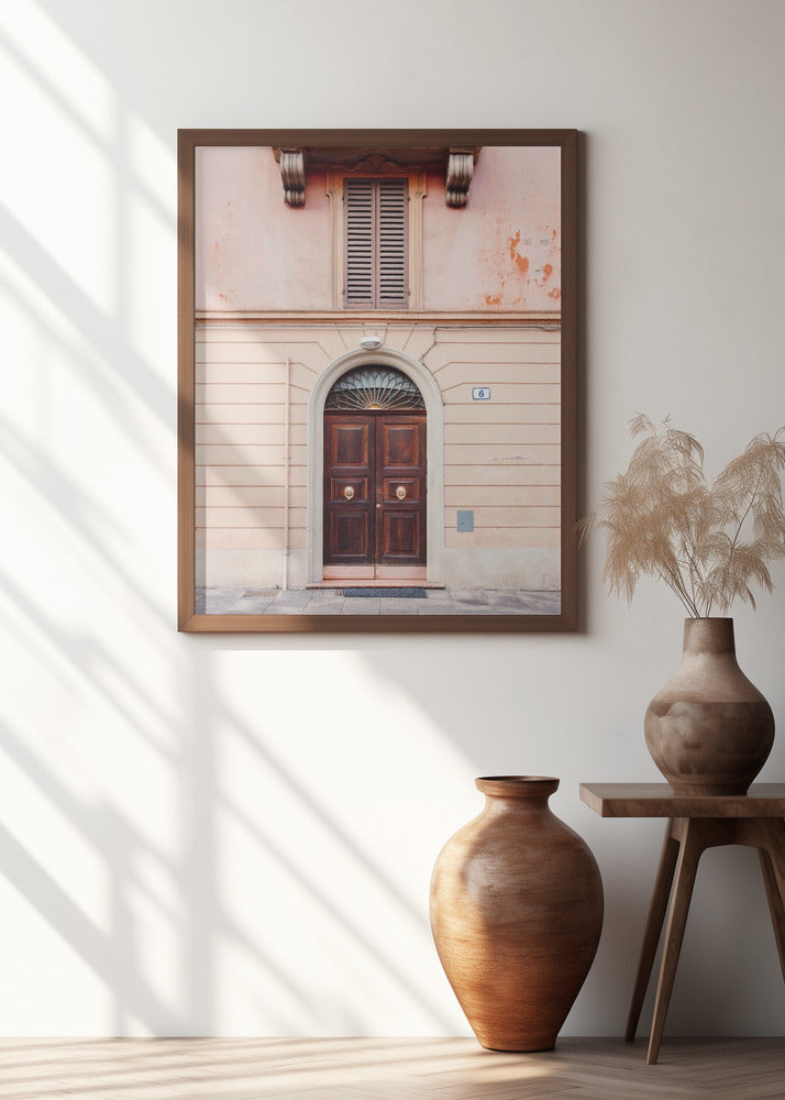 Bologna in Pink | Italy travel photography Poster