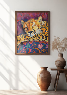 Resting Cheetah Poster