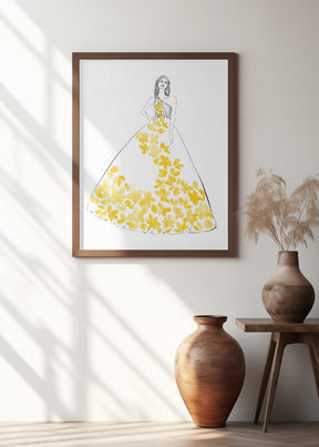 Oleta fashion illustration Poster