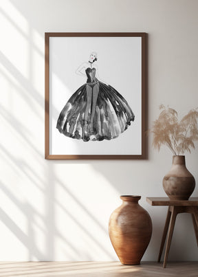 Beren fashion illustration Poster