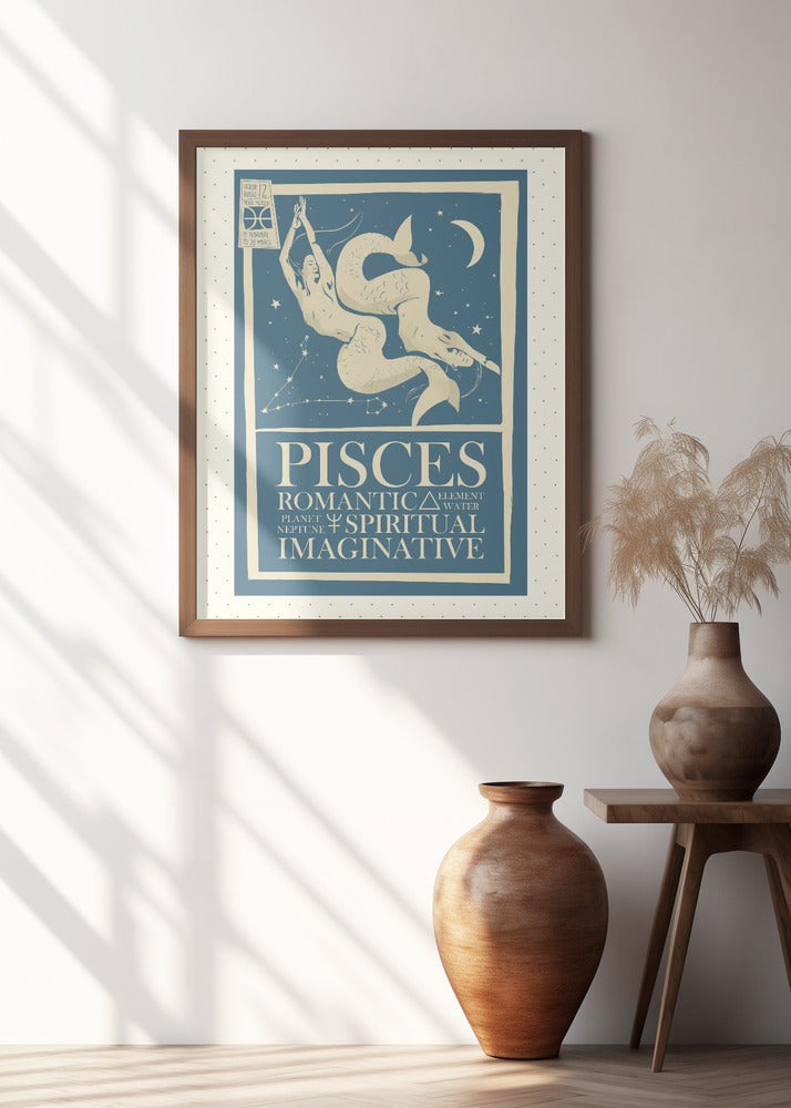 Pisces Print Poster