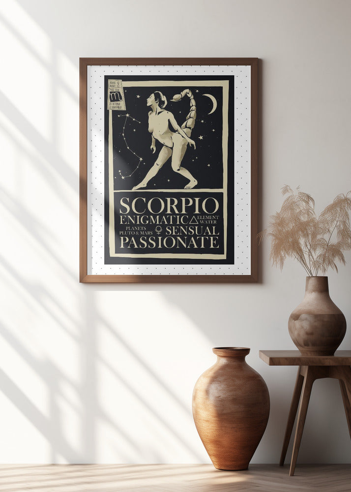 Scorpio Print Poster