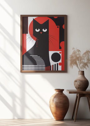 The Abstract Cat Poster