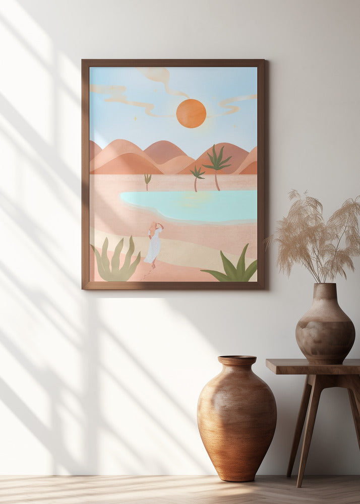 Desert Oasis Poster