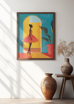 Caribbean Ballerina Poster