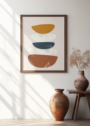 Abstract Minimalist Shapes No 1 Poster