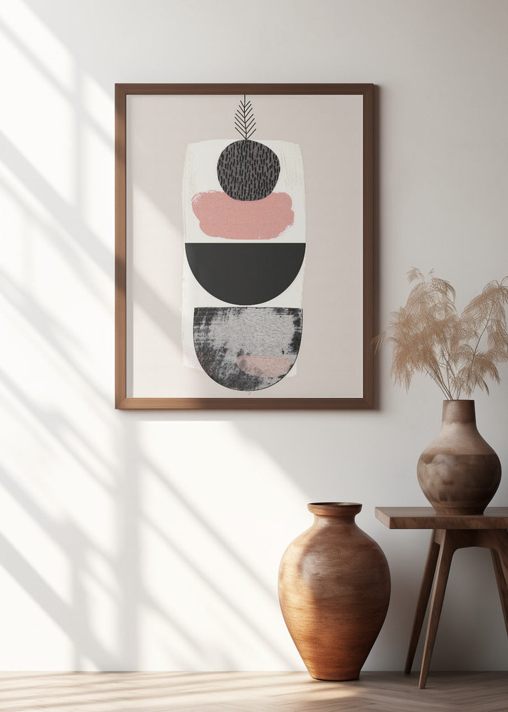 Abstract Minimalist Shapes No 6 Poster