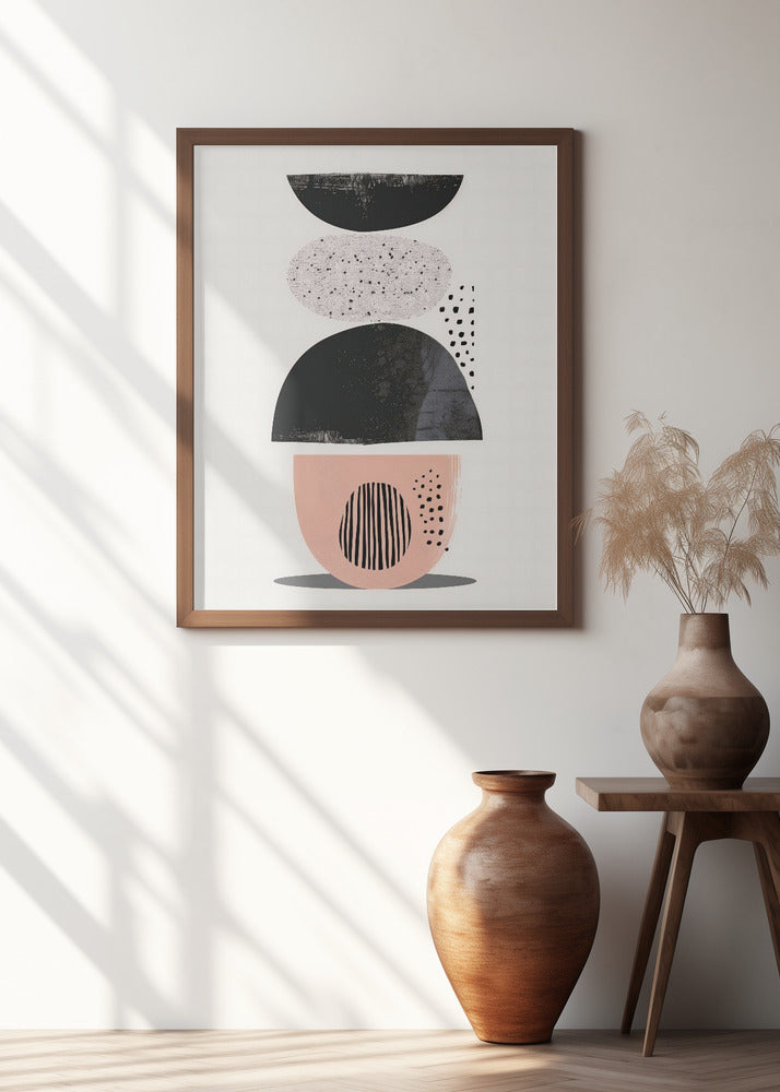 Abstract Minimalist Shapes No 7 Poster