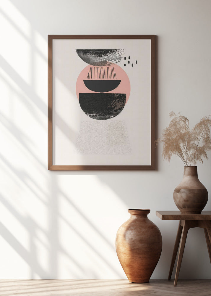 Abstract Minimalist Shapes No 8 Poster