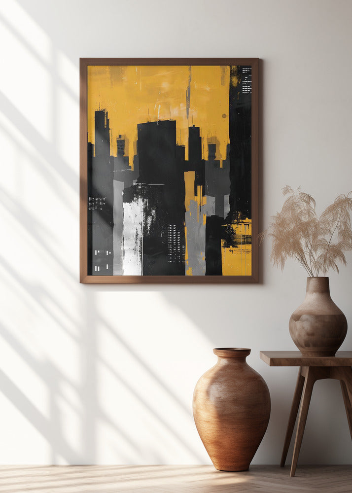 Big City Skyline Poster