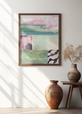 Watercolor abstract composition 10 Poster