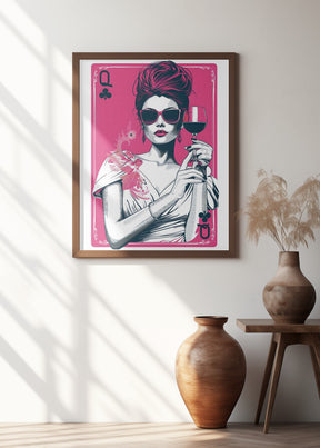 Queen of Clubs Poster