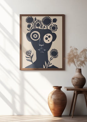 Flower Head Poster