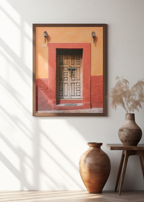 San Miguel de Allende Door | Mexico Travel Photography Poster