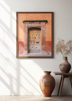 San Miguel de Allende Door | Mexico Travel Photography Poster