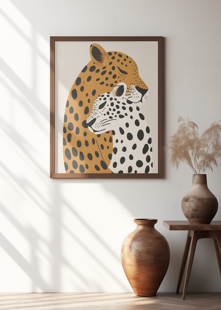 Leopard Mom Poster