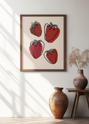 Strawberries Poster