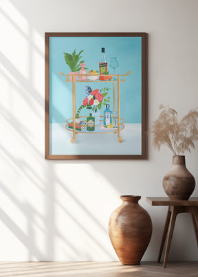 Bar Cart Poster