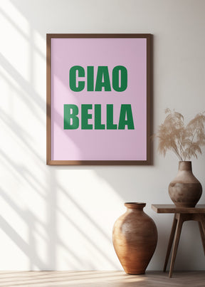 Ciaobellagreen Ratioiso Poster