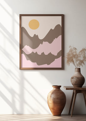 Abstractsunset Ratioiso Poster