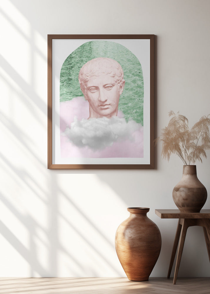 Ancientstatuepastel Ratioiso Poster