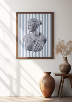 Artemisbluestripes Ratio2x3 Poster