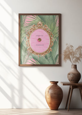 Botanicalchampagne Ratioiso Poster