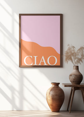 Ciaopinkorange Ratioiso Poster