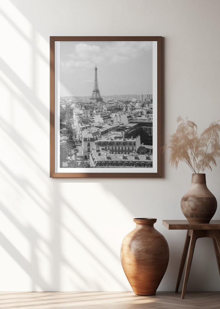 Pariseiffeltowerbw1 Size24x36 Poster